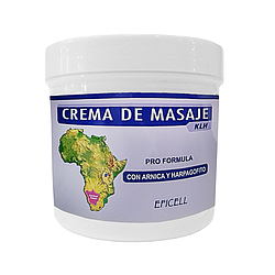 Crema de masaje KLH de 500 ml para Fisioterapia (con árnica y harpagofito) de EFICELL