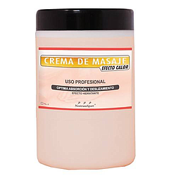 Crema de masaje efecto calor 1 l