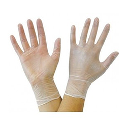 Guantes De Vinilo sin polvo talla M