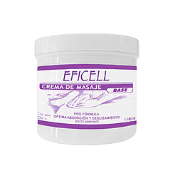 Crema para Masaje Base 500ml EFICELL