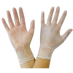 Guantes De Vinilo sin polvo talla XL