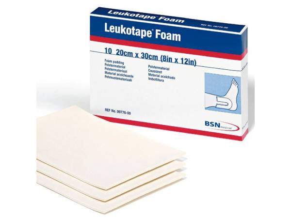 Caja 10 láminas foam leukotape (lámina 20 x 30)