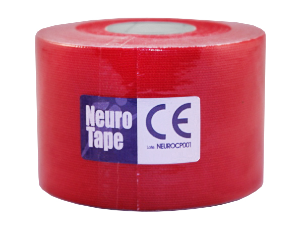 Pack 6 uds Neurotape 5Cm X 6M - Color ROJO Vendaje Neuromuscular